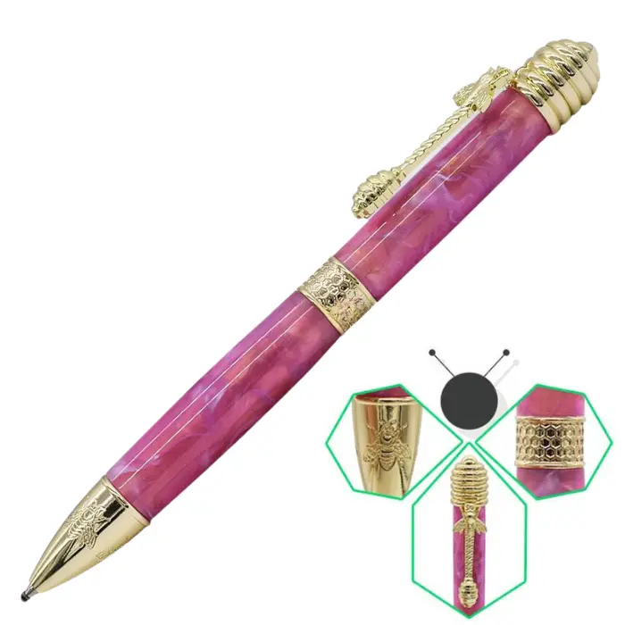 Mécanisme stylo bille Ø 10 mm Ethel doré · Gamme Abeille